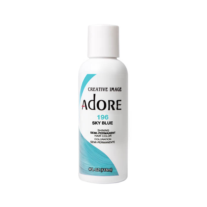 ADORE Semi Permanent Hair Colour Sky Blue 118ml