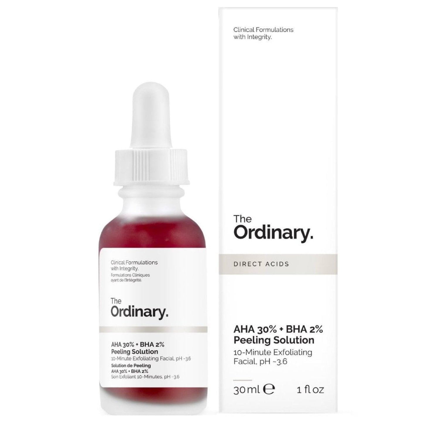 THE ORDINARY AHA 30% + BHA 2% Peeling Solution