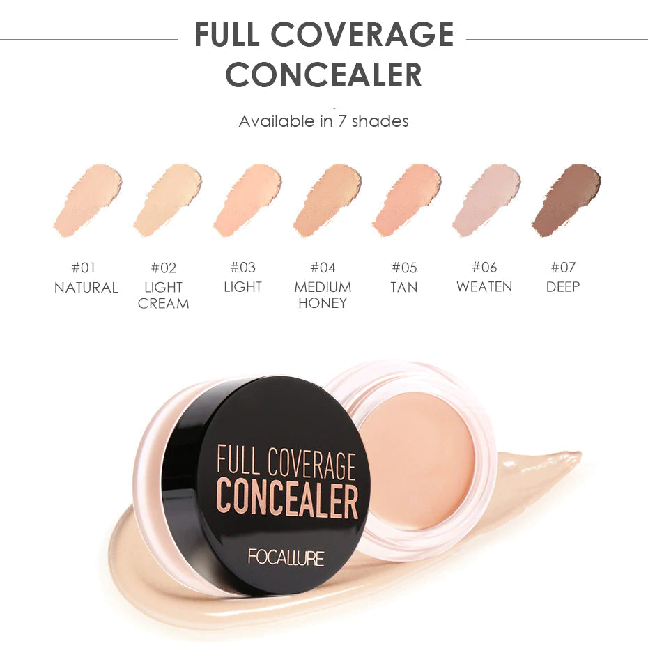 FOCALLURE Full Coverage Crème Concealer #04 MEDIUM HONEY