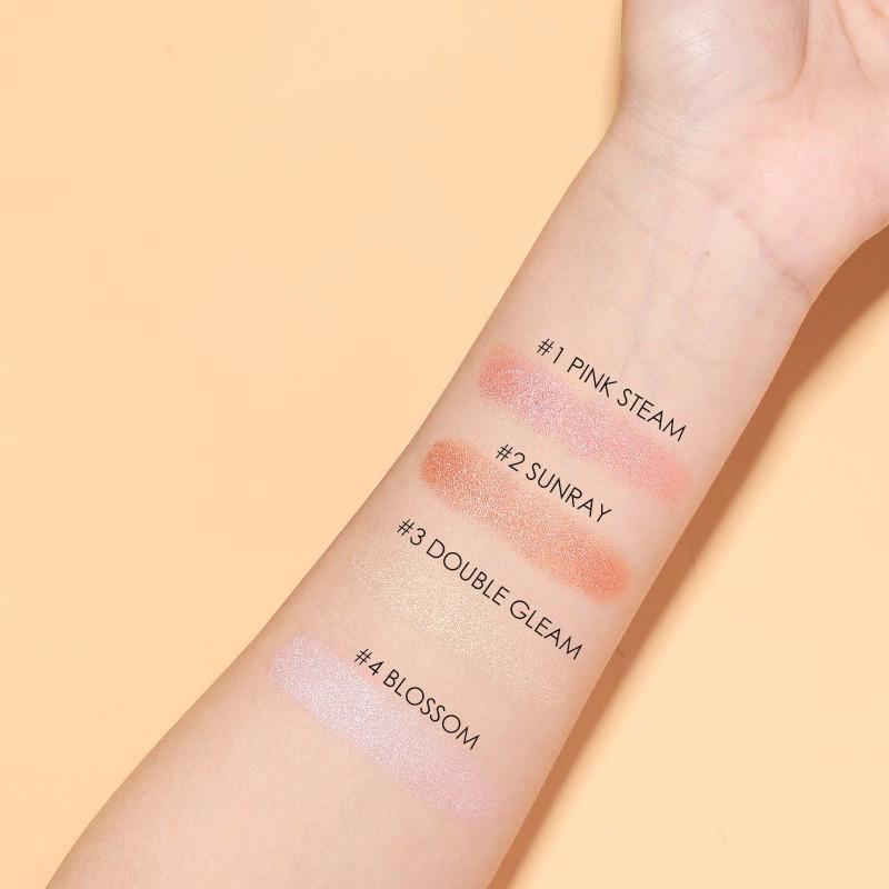 FOCALLURE Beam® Ultra Glow Highlighter #01 Pink Steam