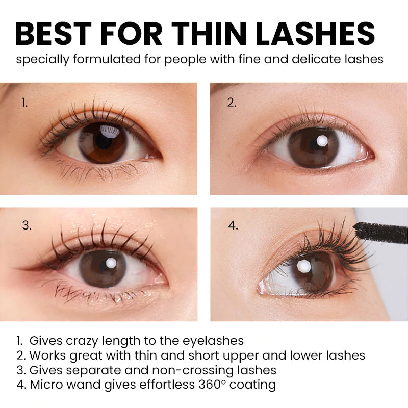 FOCALLURE Micro Slim Fiber Filled Mascara