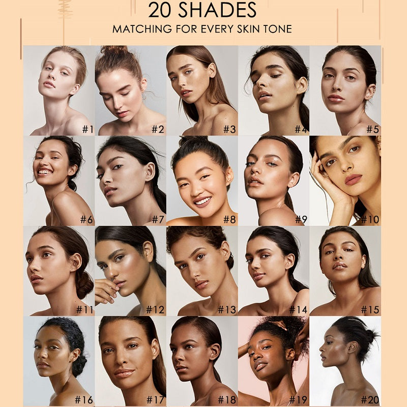 FOCALLURE Full Coverage Matte Foundation #02 IVORY