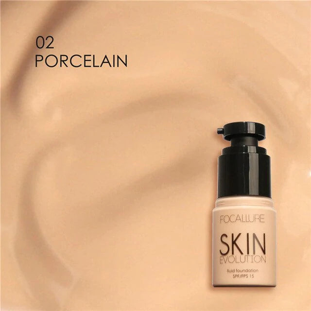 FOCALLURE Skin Evolution SPF 15+ Foundation #02 PORCELAIN