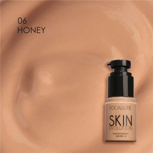 FOCALLURE Skin Evolution SPF 15+ Foundation #06 HONEY