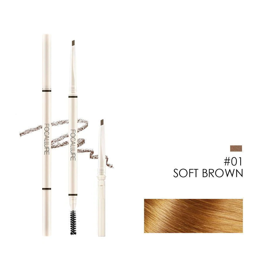 FOCALLURE Artist Sketch Triangular Tip Auto Brow Pen #4 Toupe