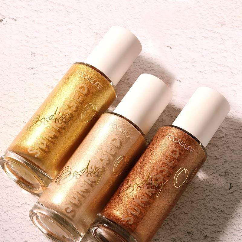 FOCALLURE Sunkissed Body Highlighter and Brush