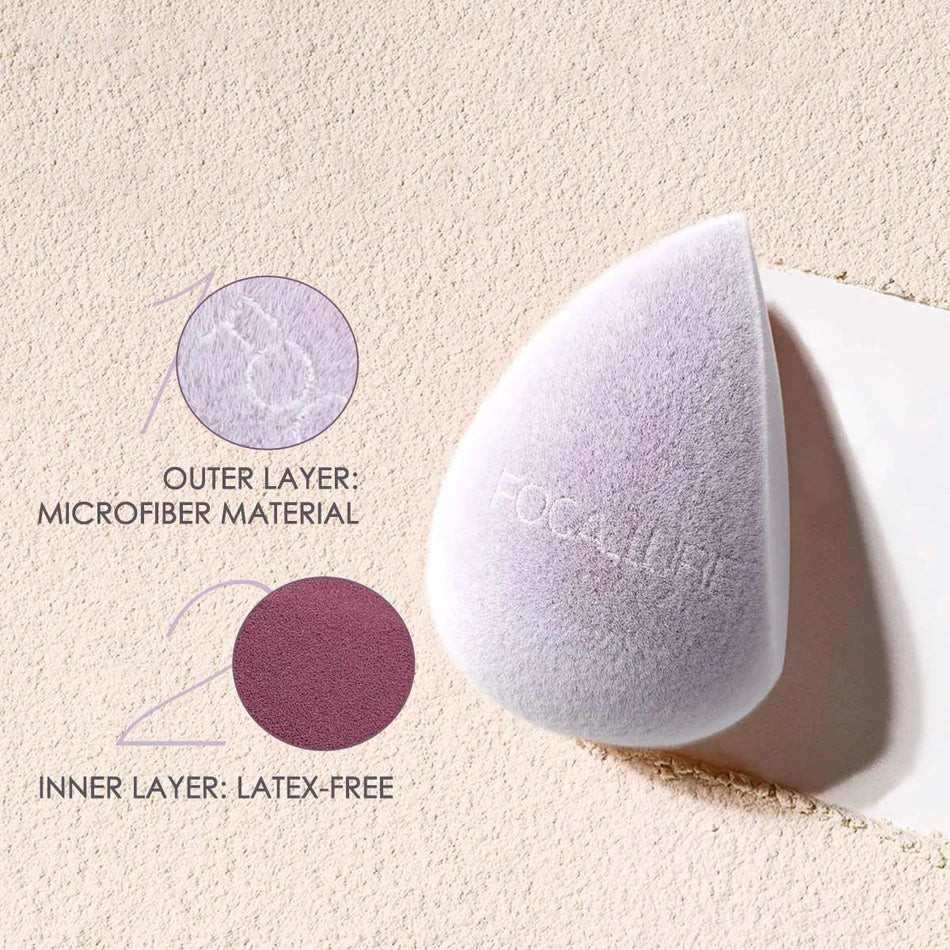 FOCALLURE Matchmax Microfiber Velvet Makeup Sponge
