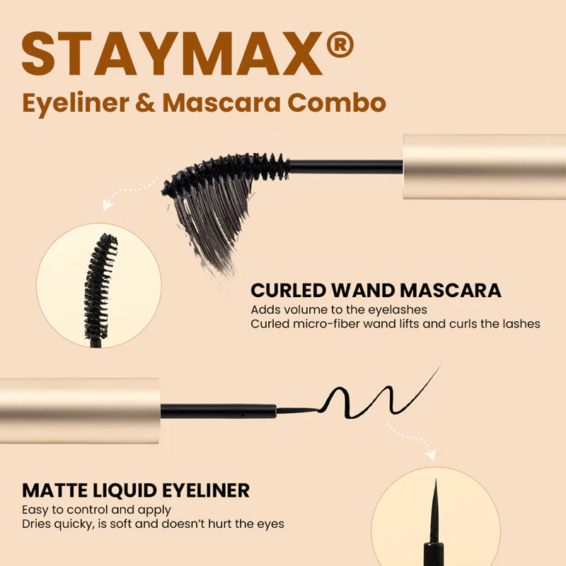 FOCALLURE Staymax Eyeliner and Mascara Combo