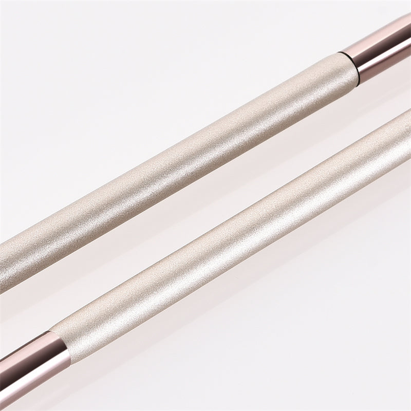 BEAUTY GAZED Champagne Gold Double Ended Brow / Eyeshadow Brush