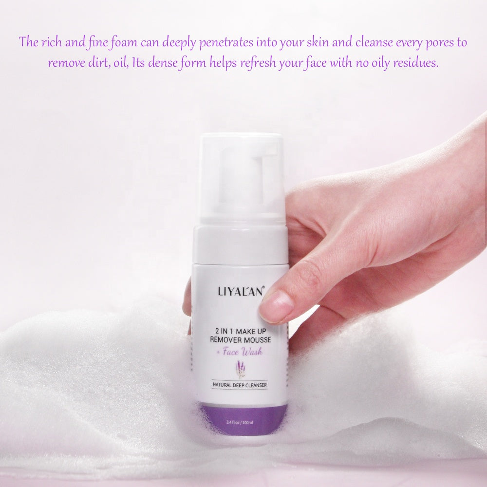 LIYALAN 2-1 In One Makeup Remover Mousse