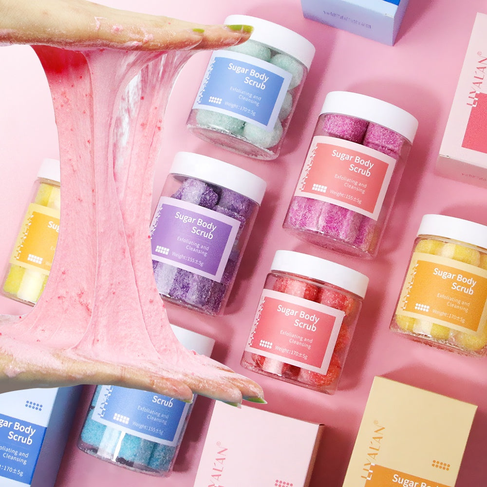 LIYALAN Exfoliating Sugar Cube Scrub