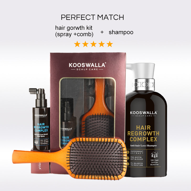 KOOSWALLA Hair Regrowth Stimulating Brush