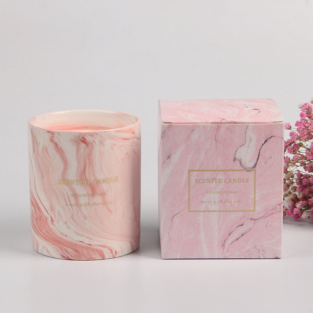 PRIMEBEAUTY Marble Decor Candles