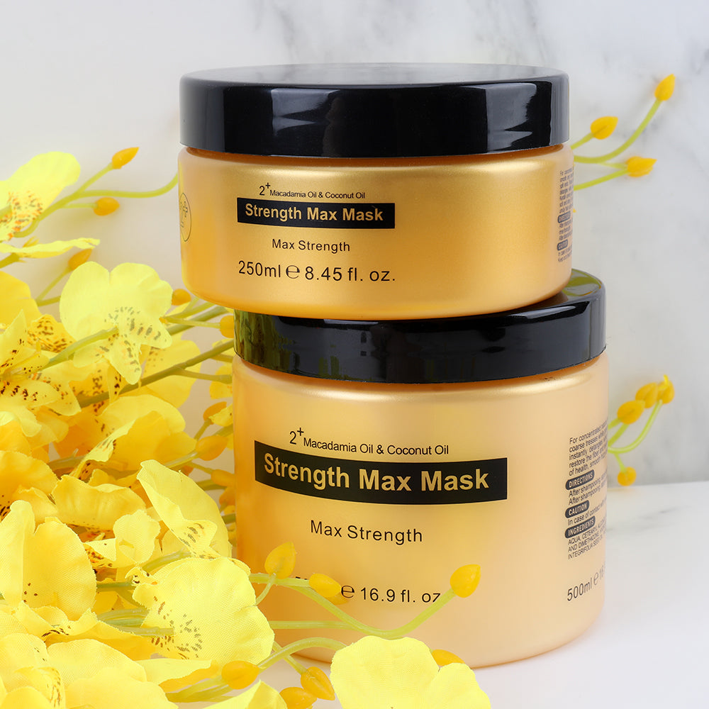 2+ Macadamia & Coconut Oil Strength Max Mask 250ML