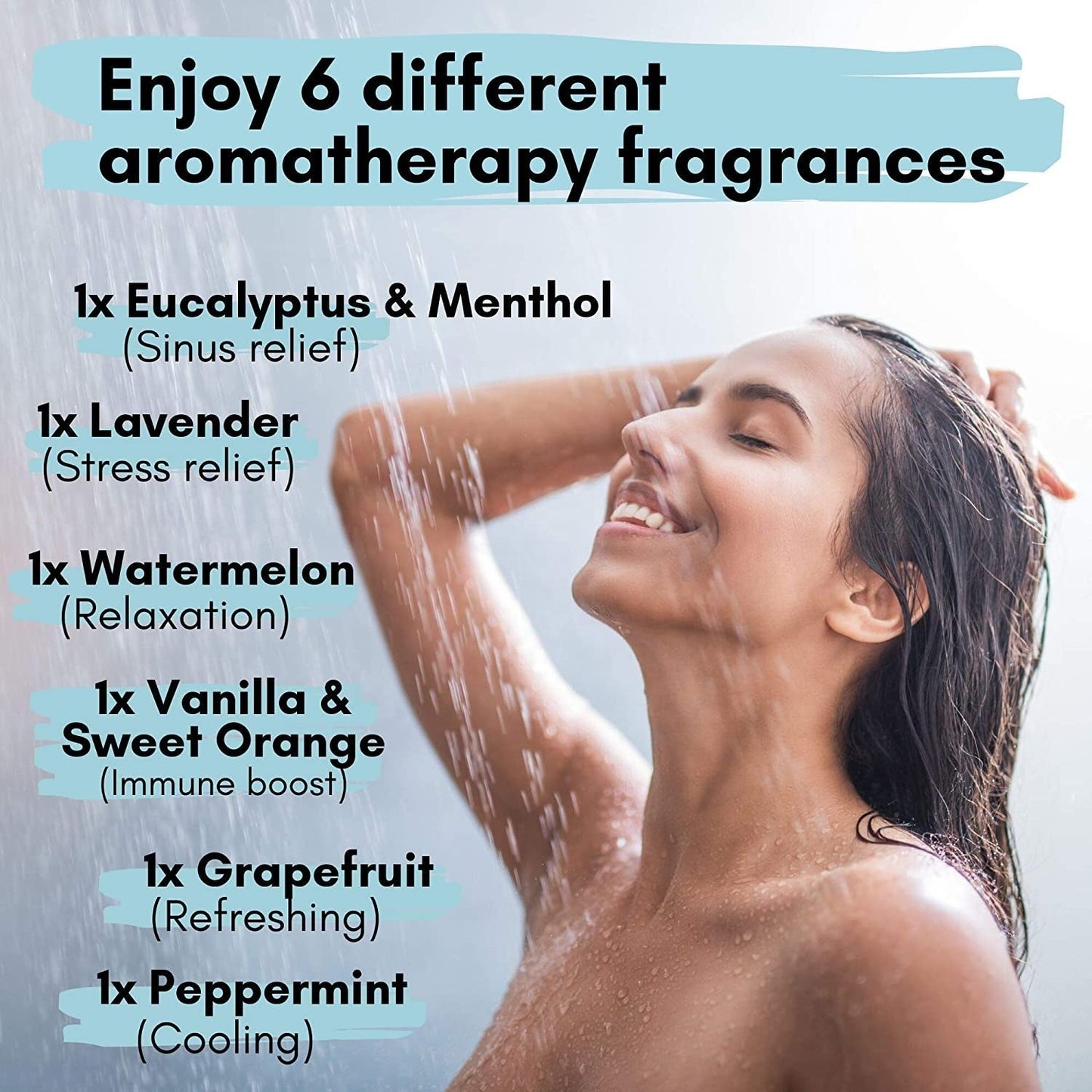 LIYALAN Aromatherapy Shower Steamer 6 Pack
