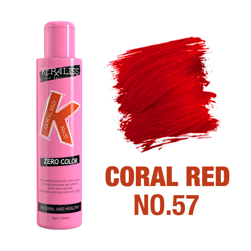 CRAZY COLOR Semi Permanent Coral Red #057
