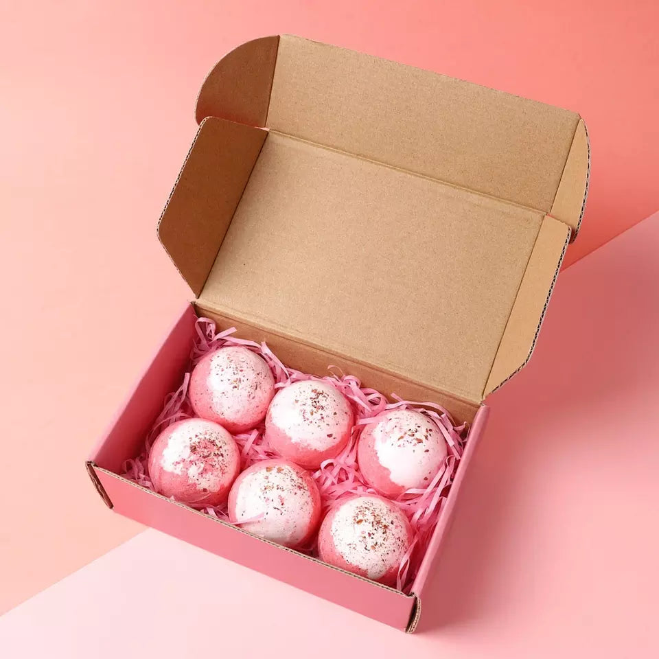 PRIMEBEAUTY Bath Bomb Gift Set Rose