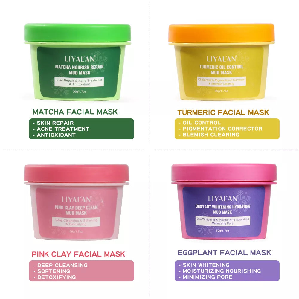 LIYALAN Clay Mask Set