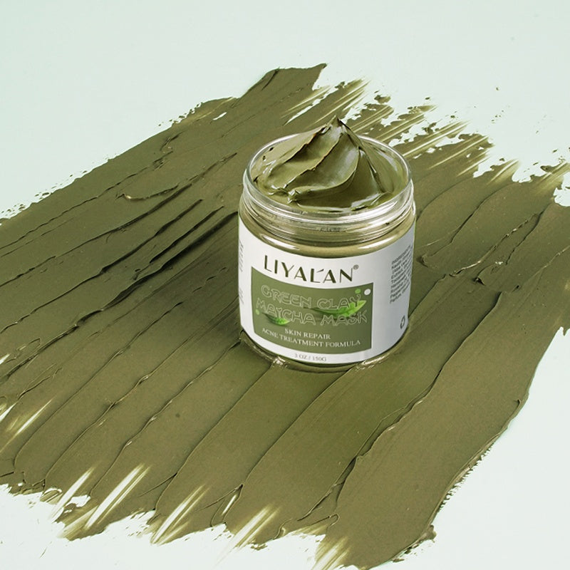 LIYALAN Green Clay Matcha Mud Mask