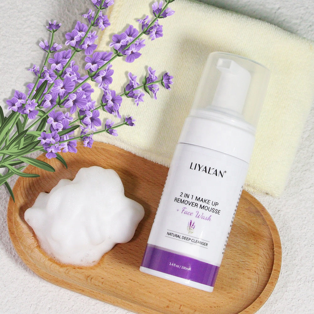 LIYALAN 2-1 In One Makeup Remover Mousse