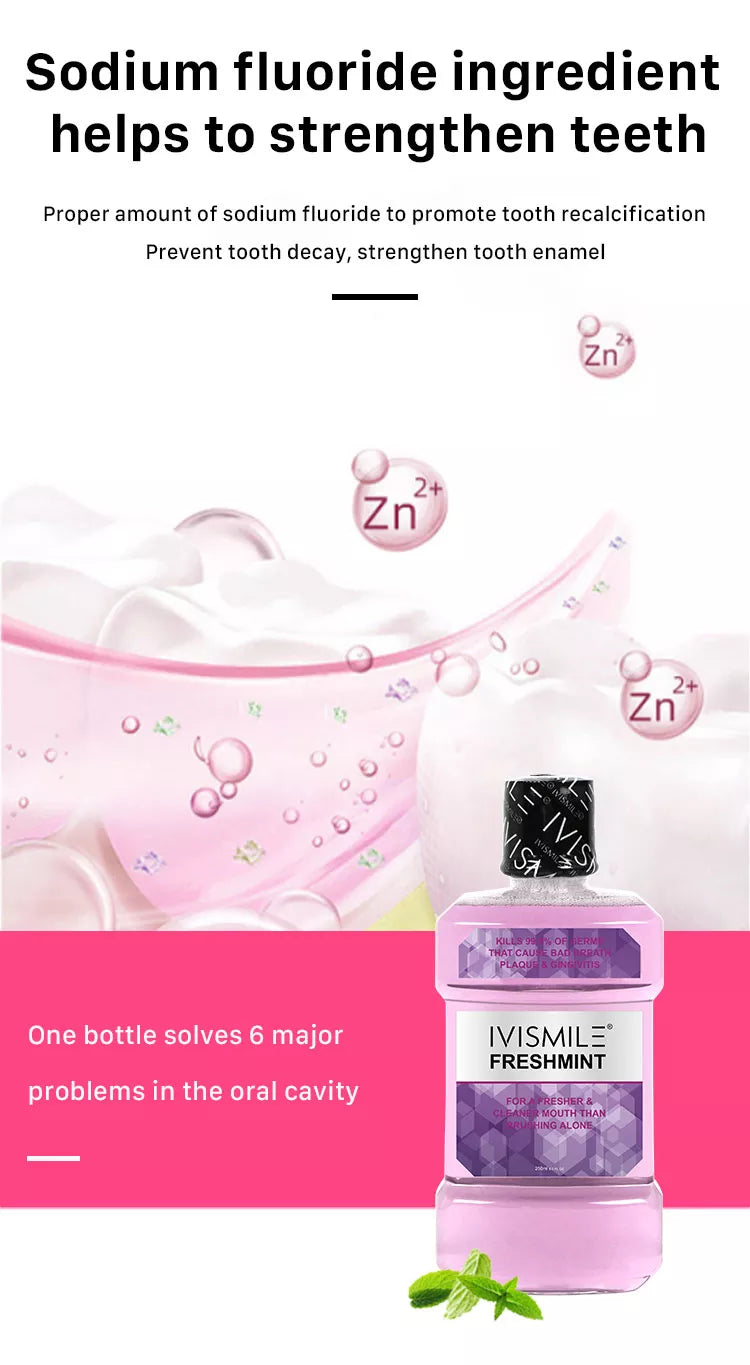 IVISMILE Fresh Anti Bacterial Mouthwash