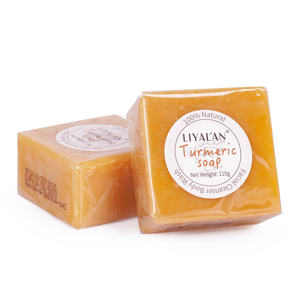 LIYALAN Organic Turmeric Soap