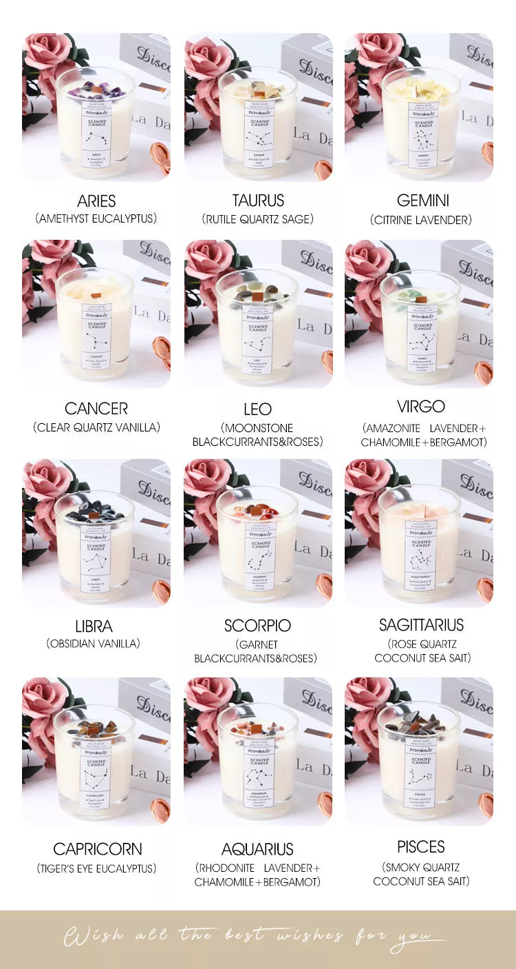 PRIMEBEAUTY Zodiac Candles