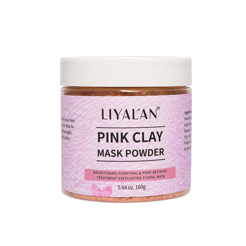 LIYALAN Pink Clay Powder Mask