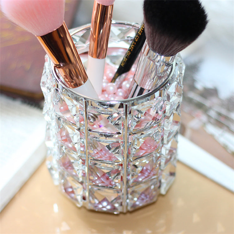 Crystal Cosmetic Brush Organiser