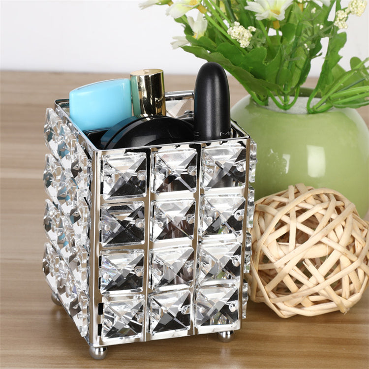 Crystal Cosmetic Brush Organiser