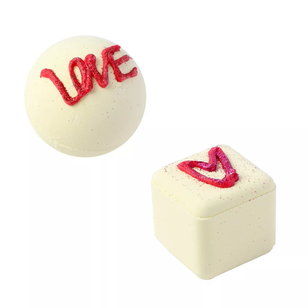 PRIMEBEAUTY Bath Bomb Cupcake Gift Set Bubble Strawberry