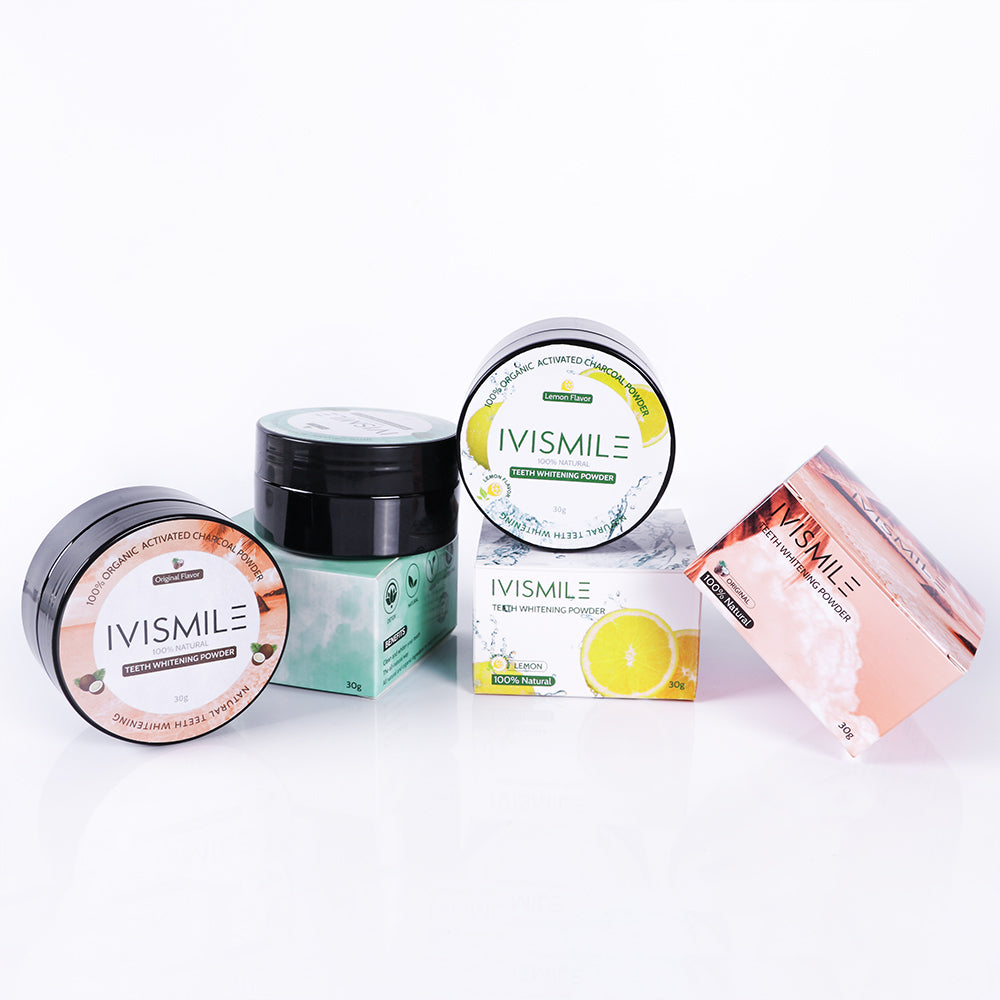 IVISMILE Teeth Whitening Charcoal Powder
