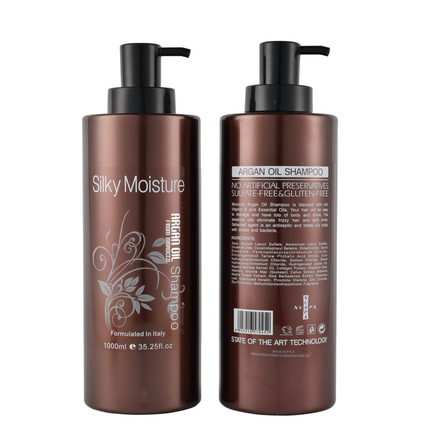 NUSPA Silky Moisture Shampoo 1000ml