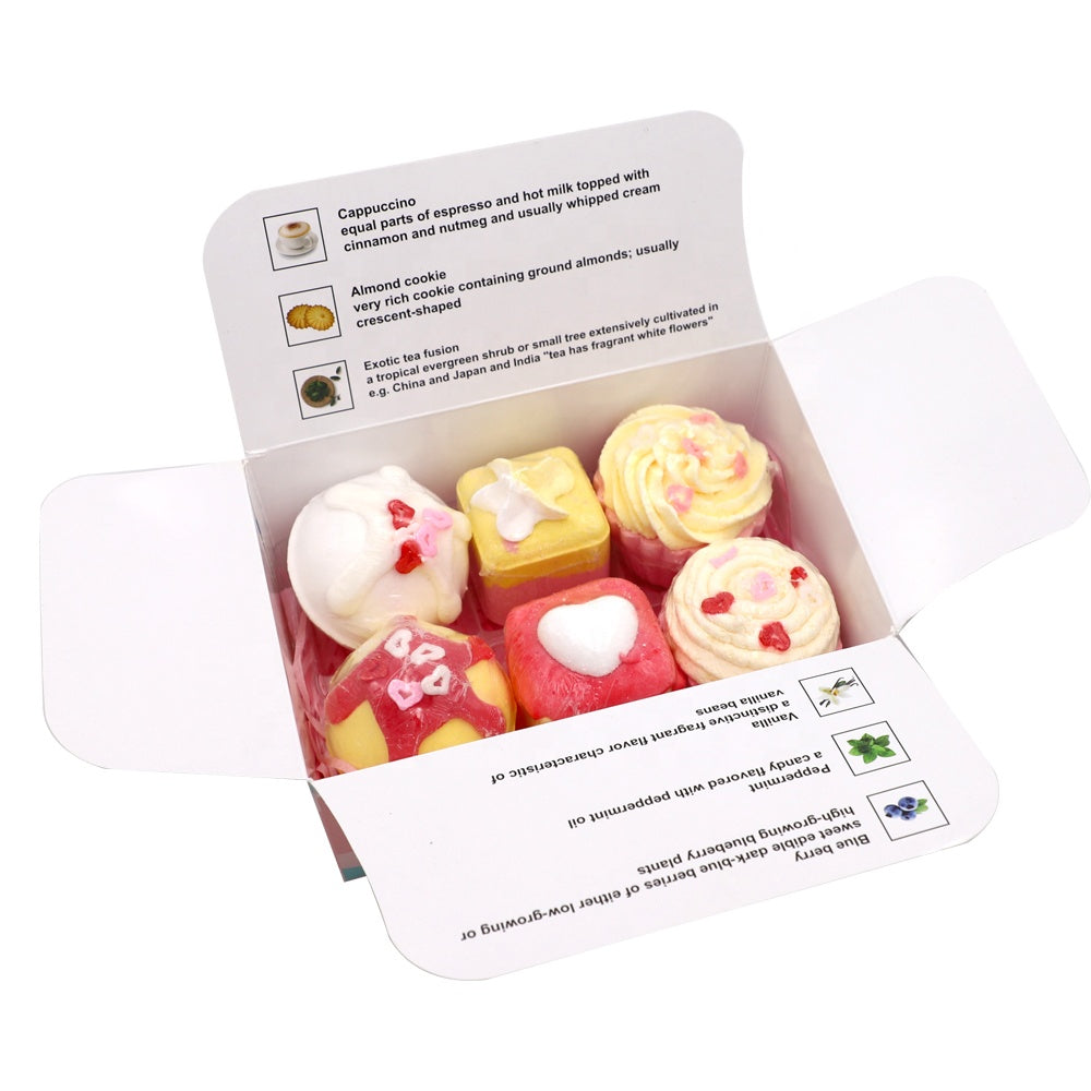 PRIMEBEAUTY Bath Bomb Cupcake Gift Set Sweets For My Sweets