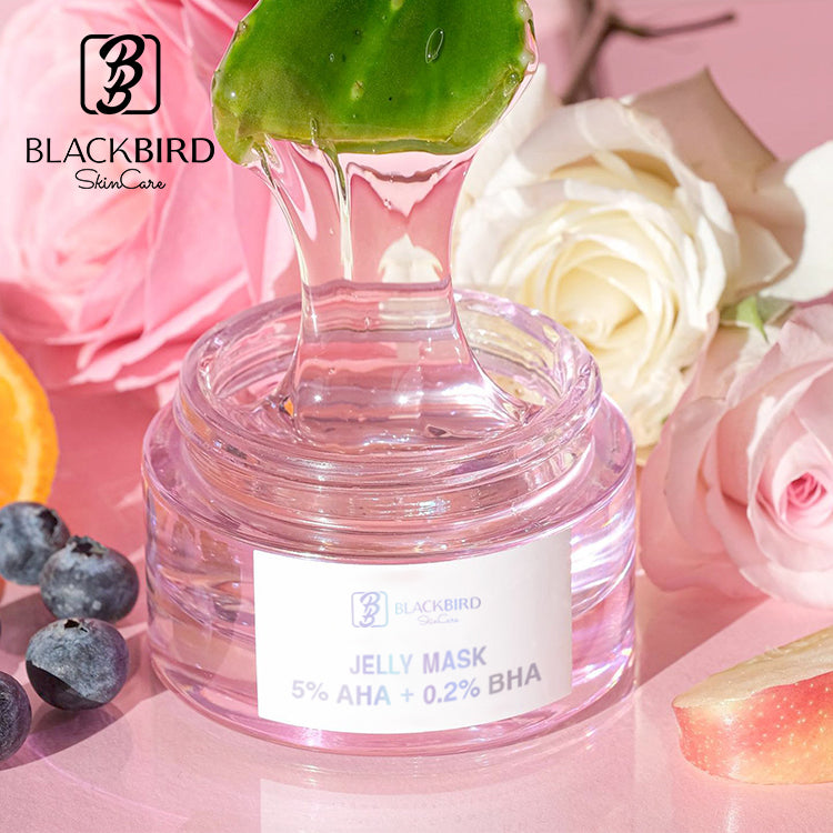 BLACKBIRD Botanical AHA + BHA Exfoliating Glow Facial