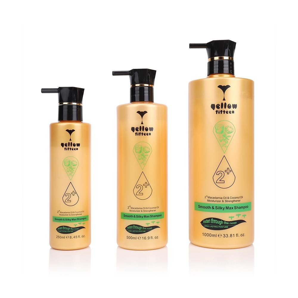 2+ Macadamia Oil & Coconut Oil Smooth Silk Max Shampoo 1000ml