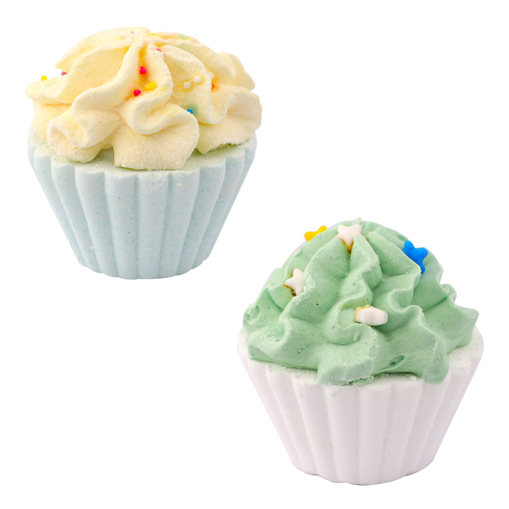 PRIMEBEAUTY Bath Bomb Cupcake Gift Set Tropical