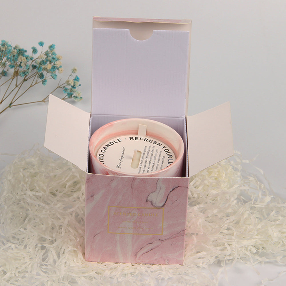 PRIMEBEAUTY Marble Decor Candles