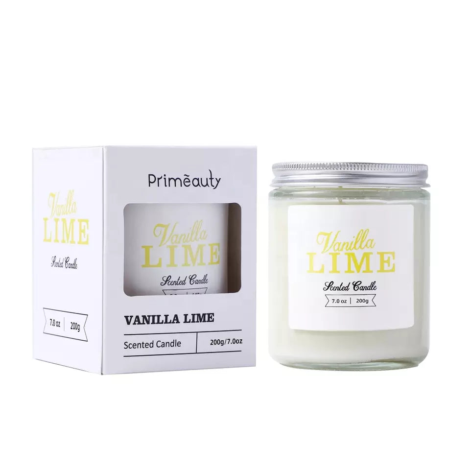 PRIMEBEAUTY Scented Candle Vanilla Lime