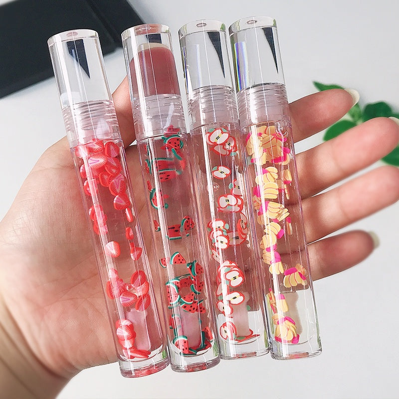 LIYALAN Fruit Clear Lip Gloss 8 Pack