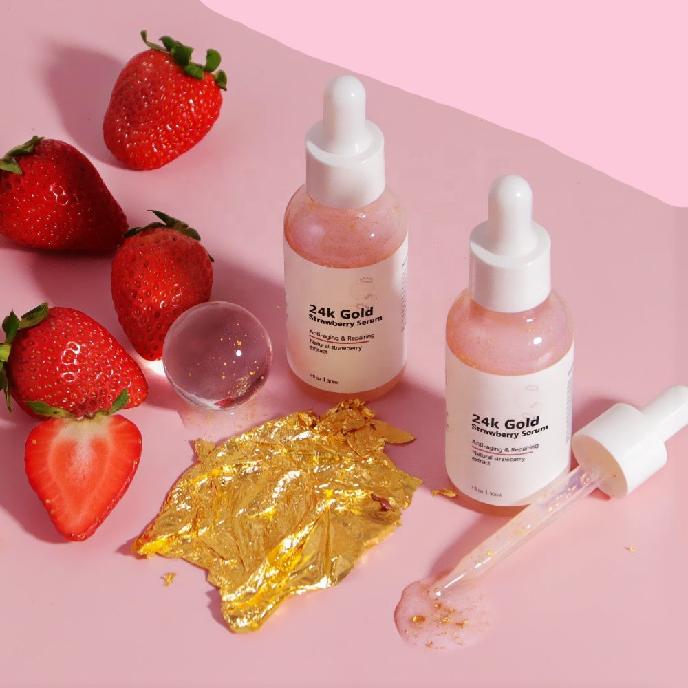 LIYALAN 24k Gold Strawberry Complex Serum