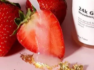 LIYALAN 24k Gold Strawberry Complex Serum
