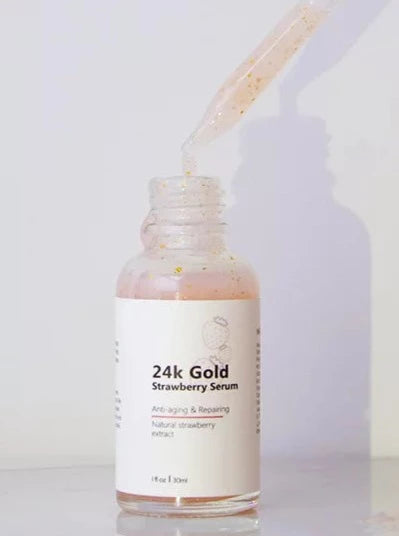 LIYALAN 24k Gold Strawberry Complex Serum