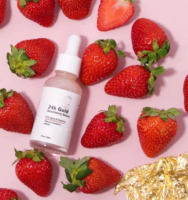 LIYALAN 24k Gold Strawberry Complex Serum