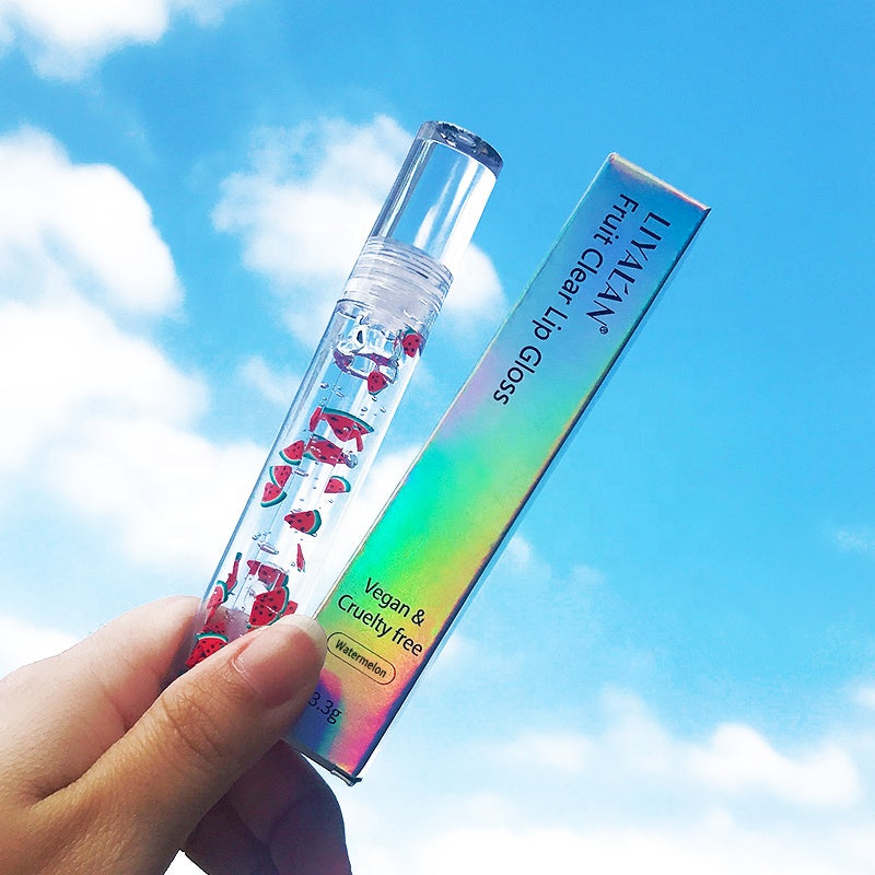 LIYALAN Fruit Clear Lip Gloss 8 Pack