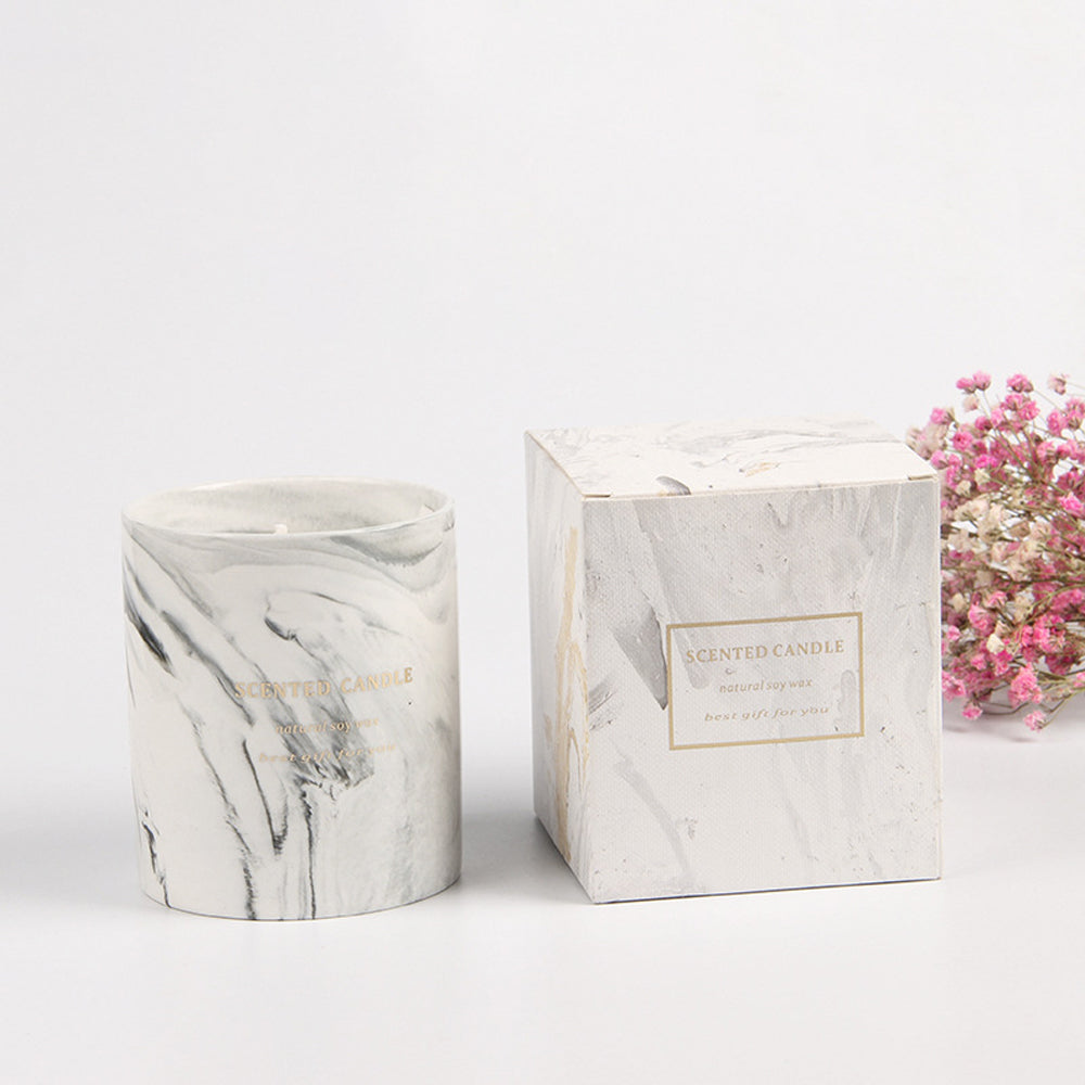 PRIMEBEAUTY Marble Decor Candles