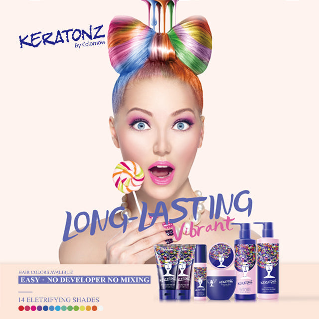 KERATONZ Semi-Permanent Hair Color Yellow Passion