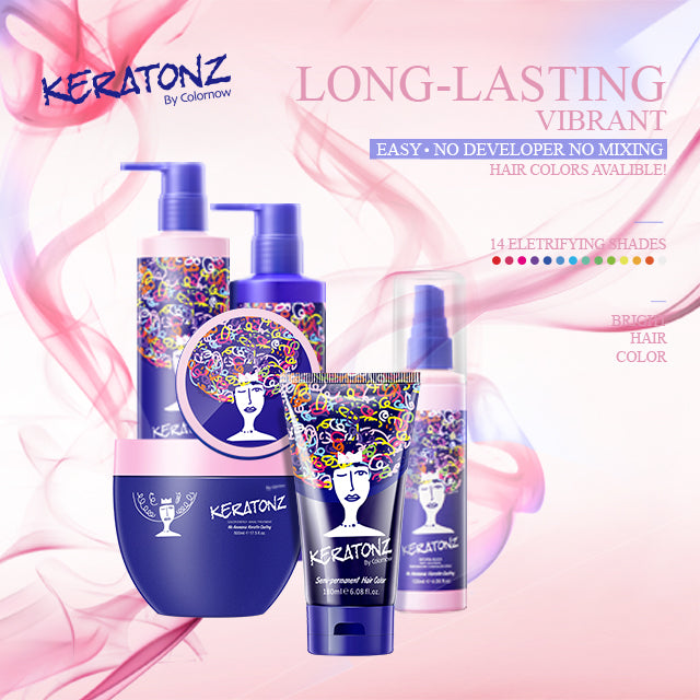 KERATONZ Semi-Permanent Hair Color Yellow Passion