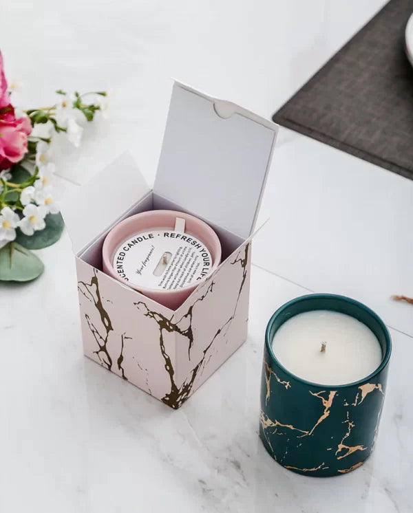 PRIMEBEAUTY Exquisite Marble Candle