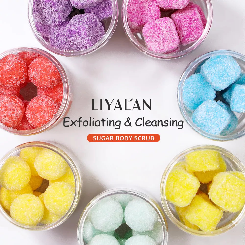 LIYALAN Exfoliating Sugar Cube Scrub